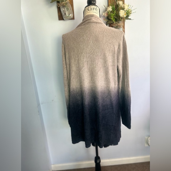 Barefoot dreams cardigan waterfall two tones  comfy‎ boho chic - Picture 4 of 8